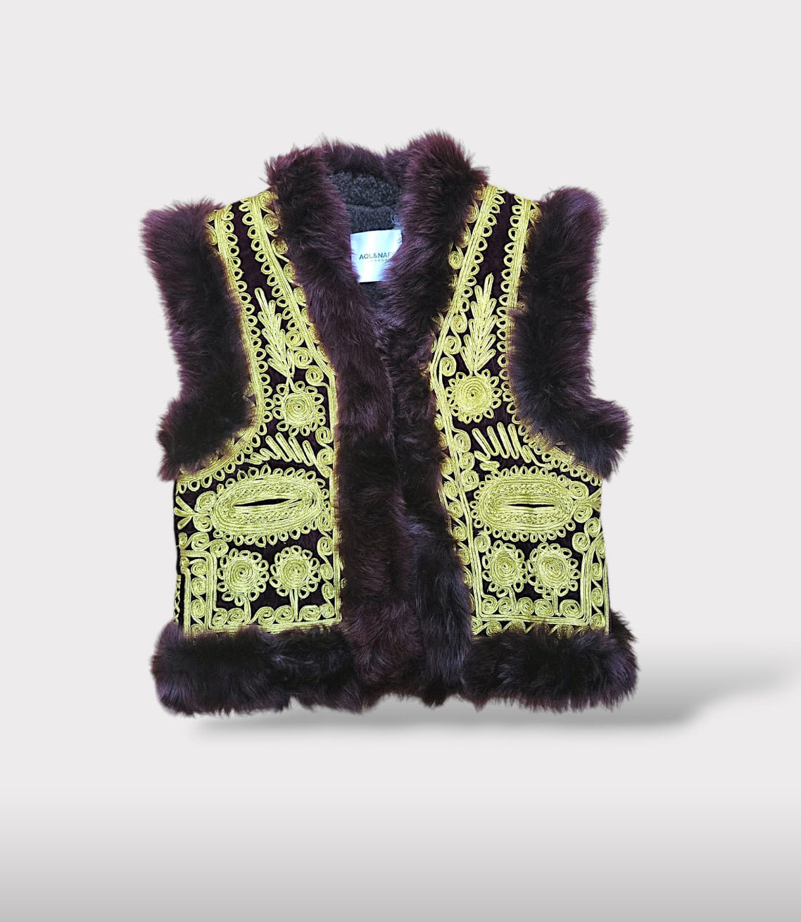 Rita Handmade Afghan Vest