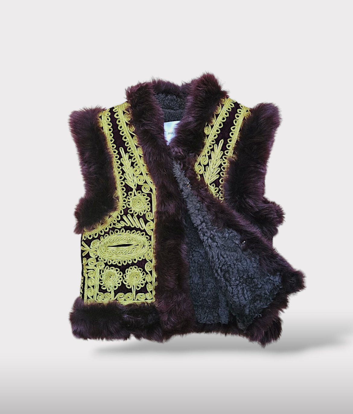 Rita Handmade Afghan Vest