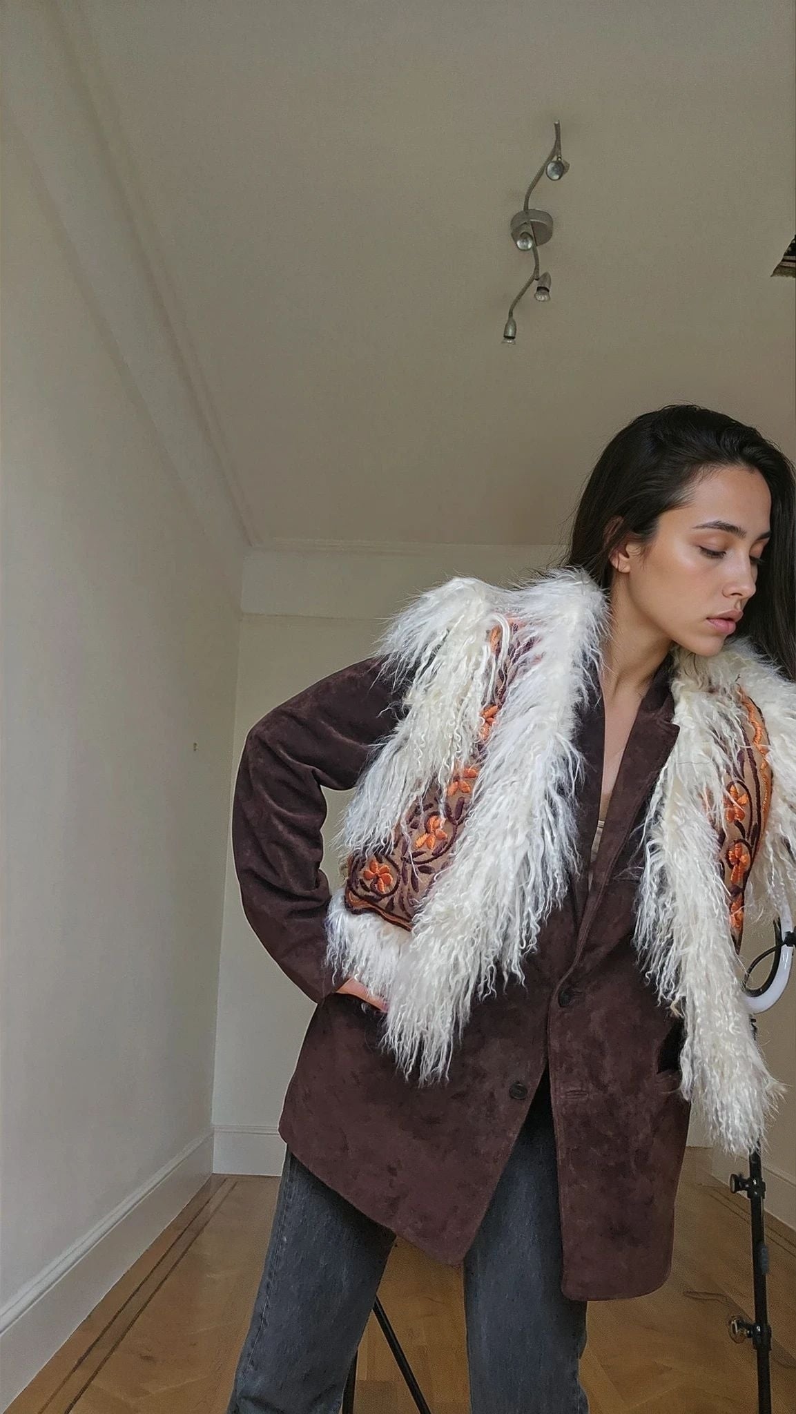 Soraya Handmade Afghan Vest