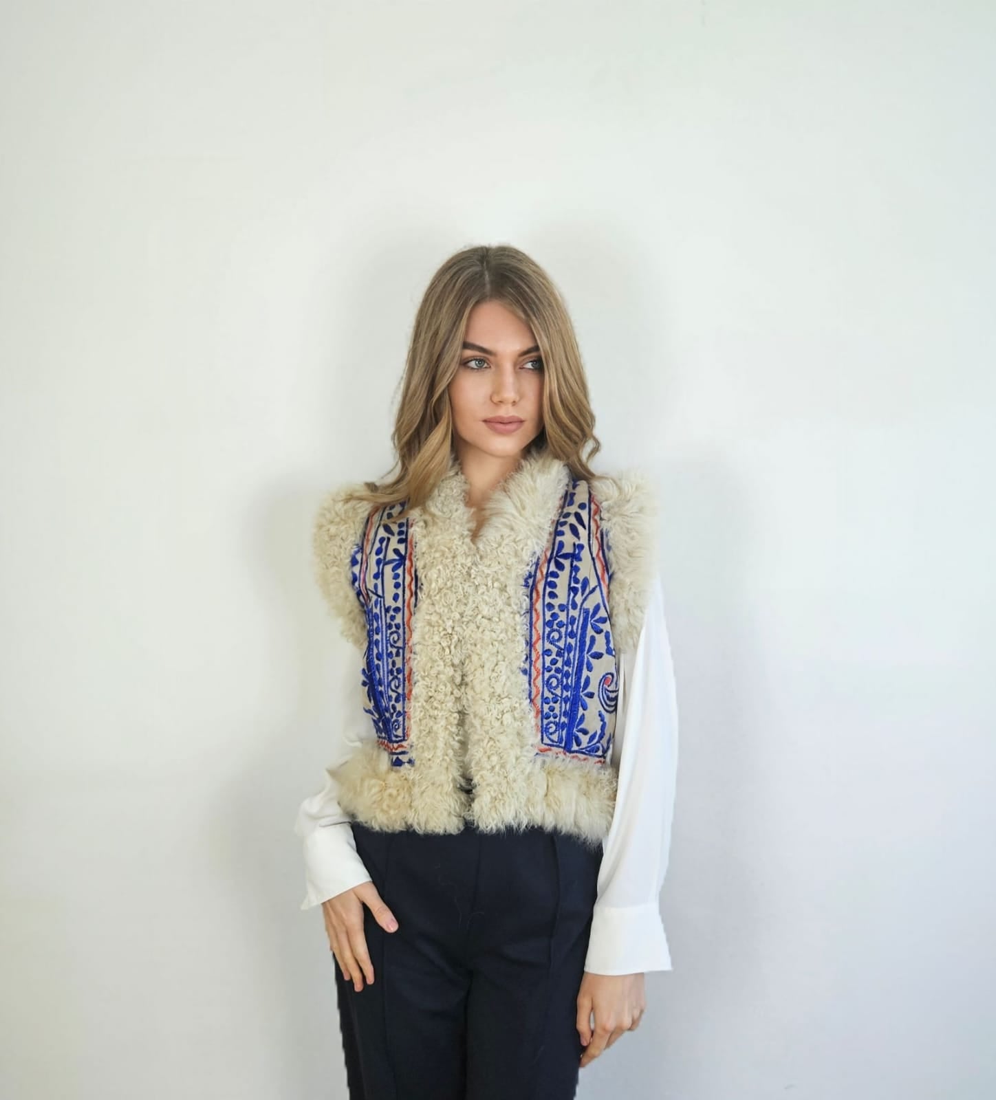 Nargis Handmade Afghan Vest