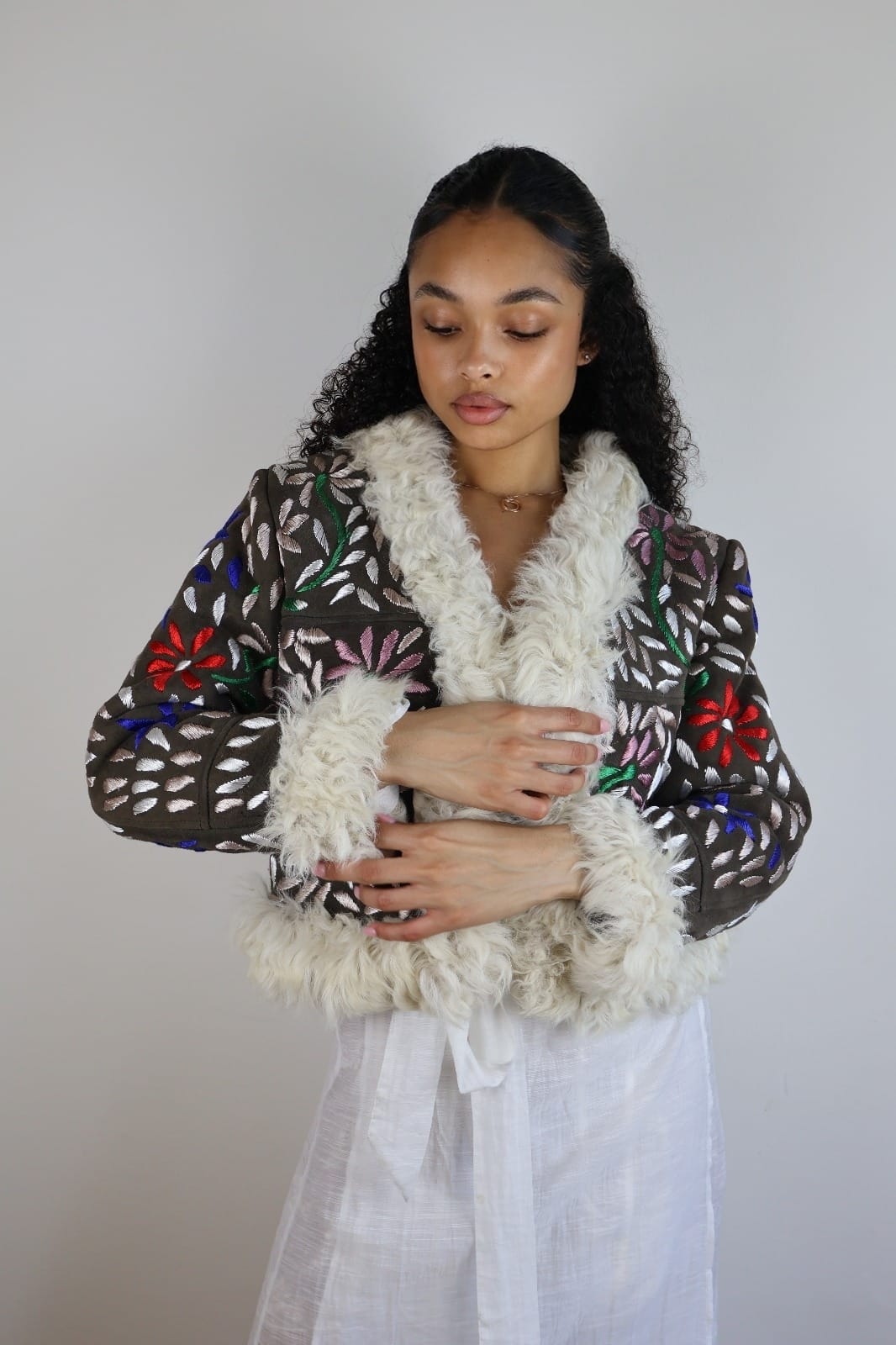 Amina Handmade Afghan Jacket