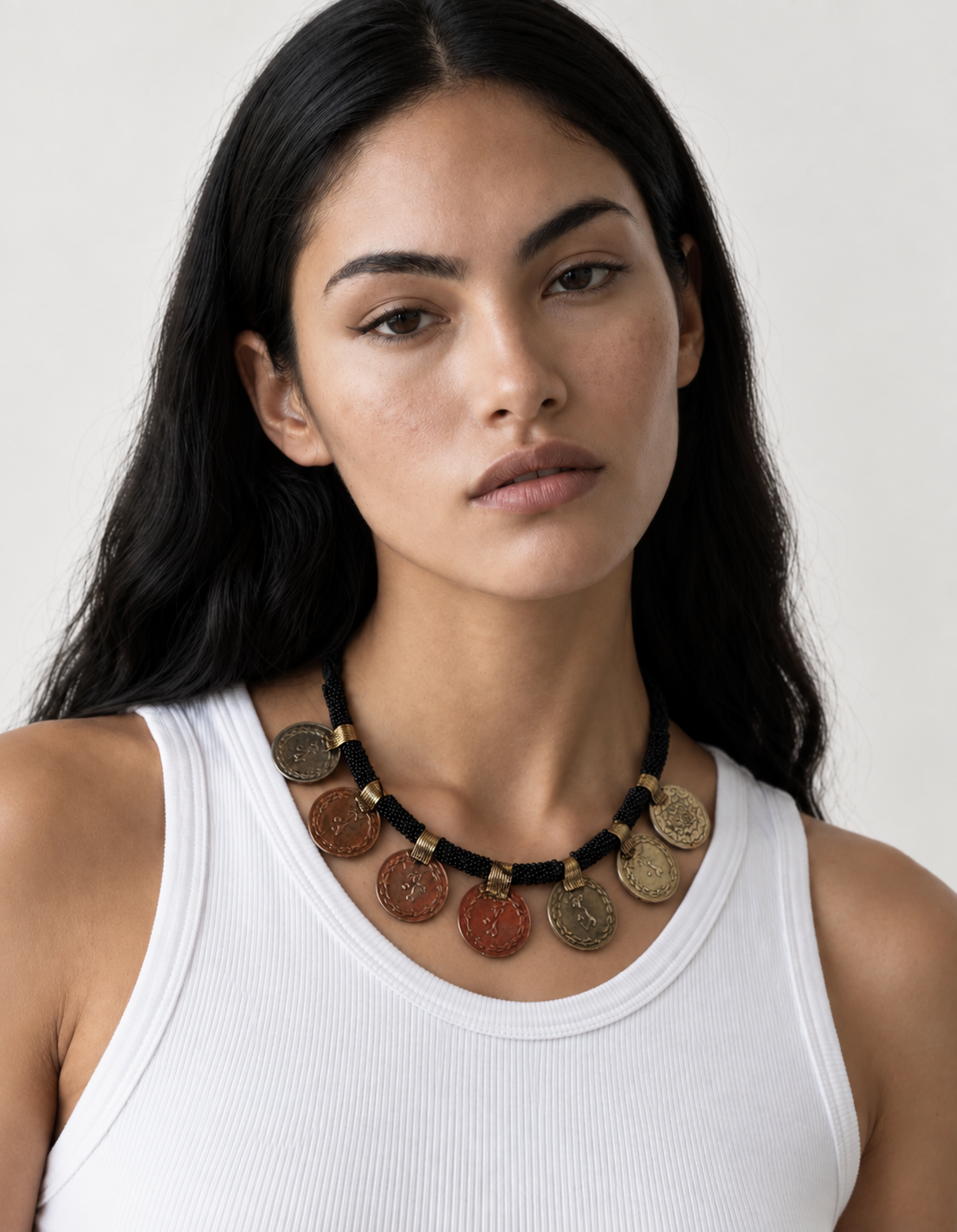 Mari Heritage Coin Necklace