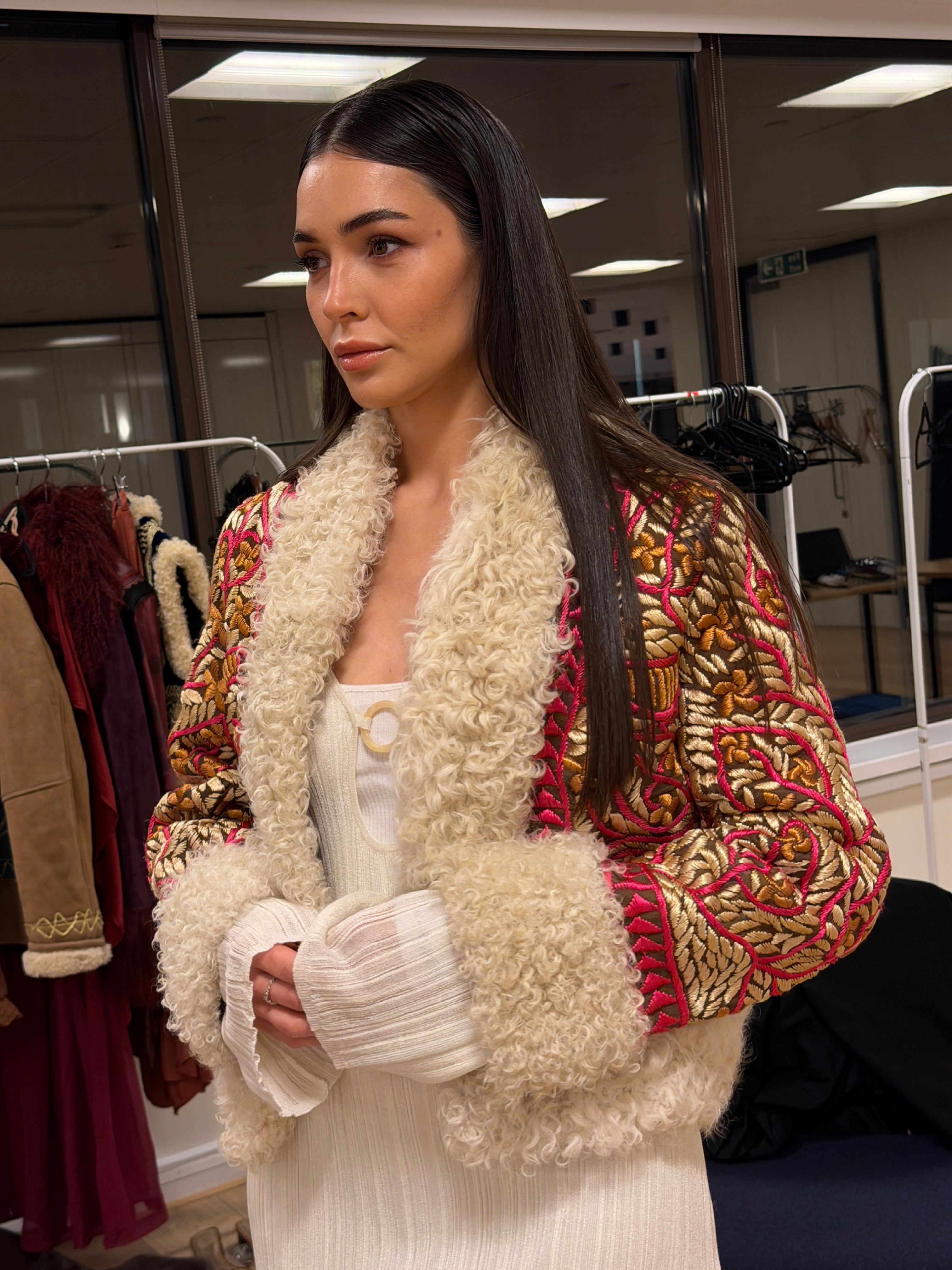 Nazia Cropped Handmade Jacket