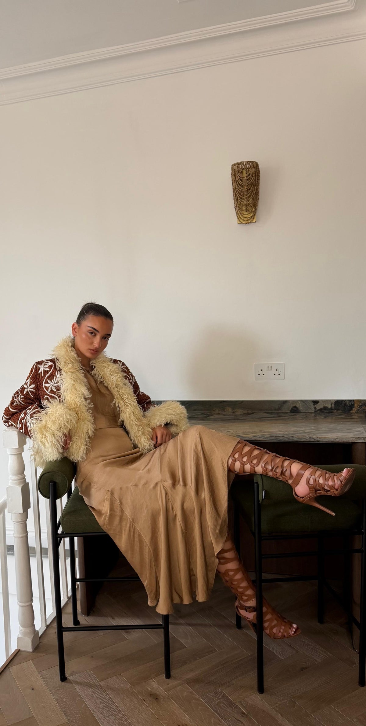 Ghazalia cropped jacket
