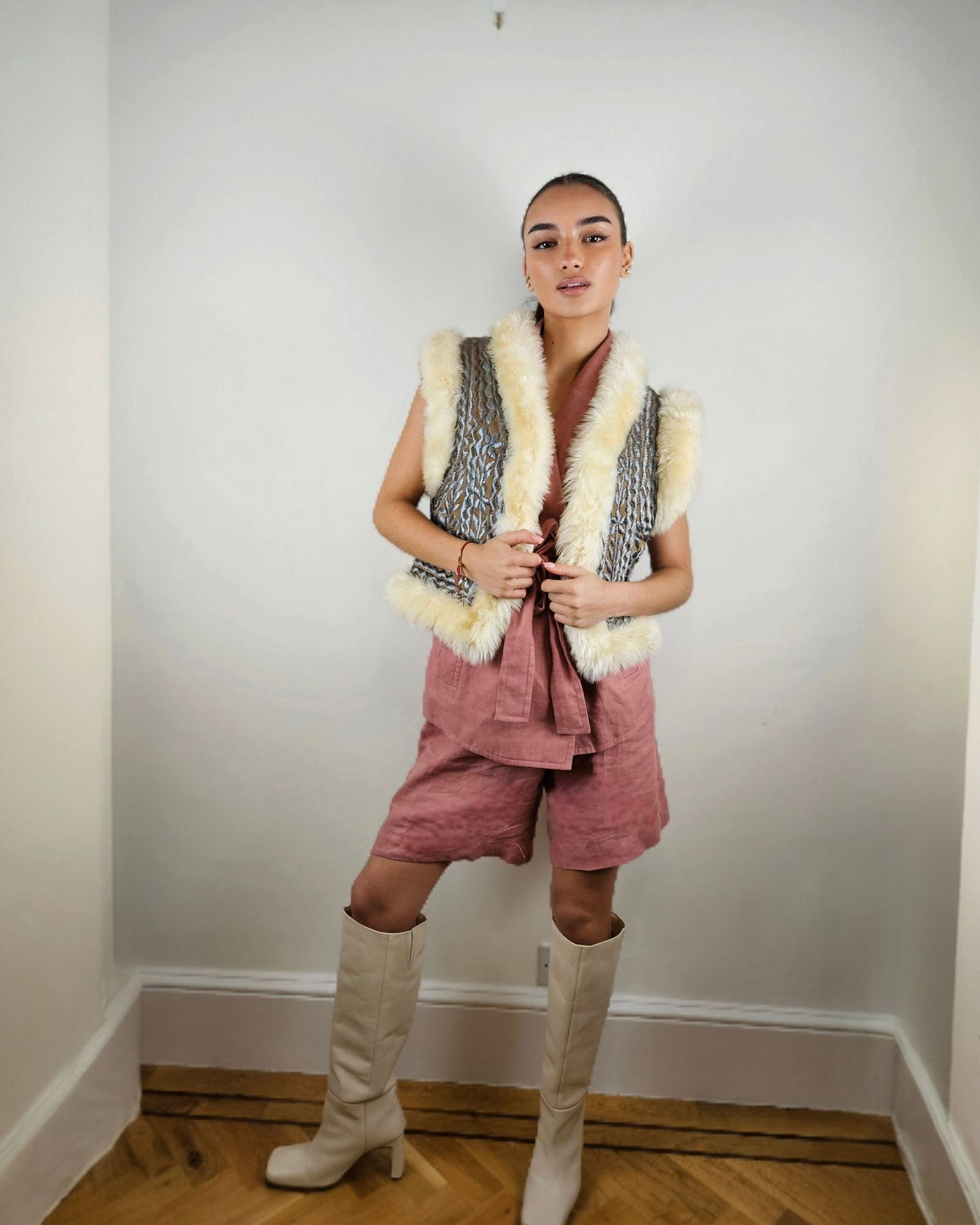 Nadia Handmade Afghan Vest