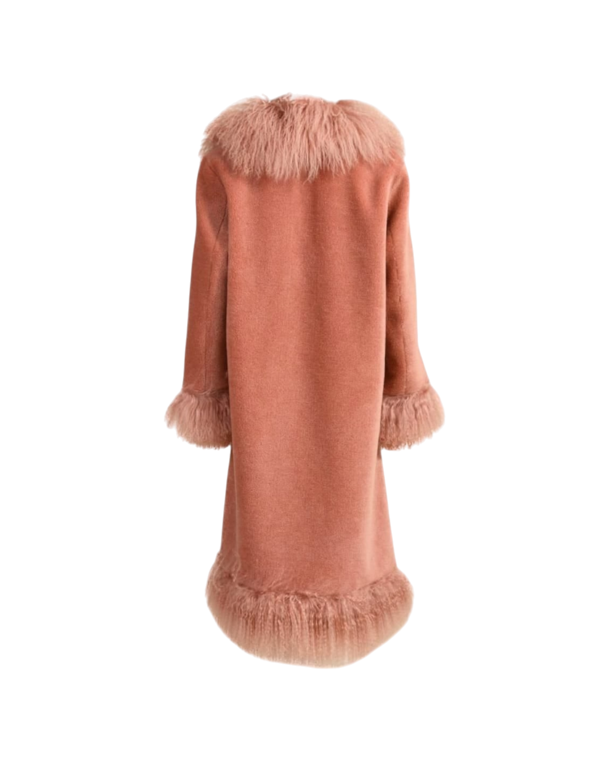 Teddy Coat in Peach #Colour_Peach