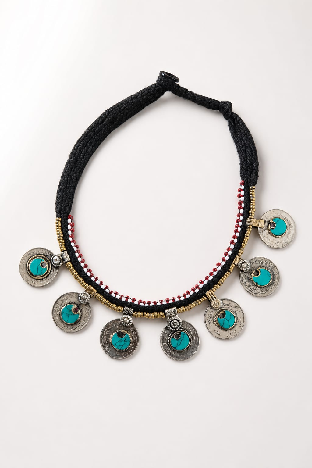Meena Heritage Coin Necklace