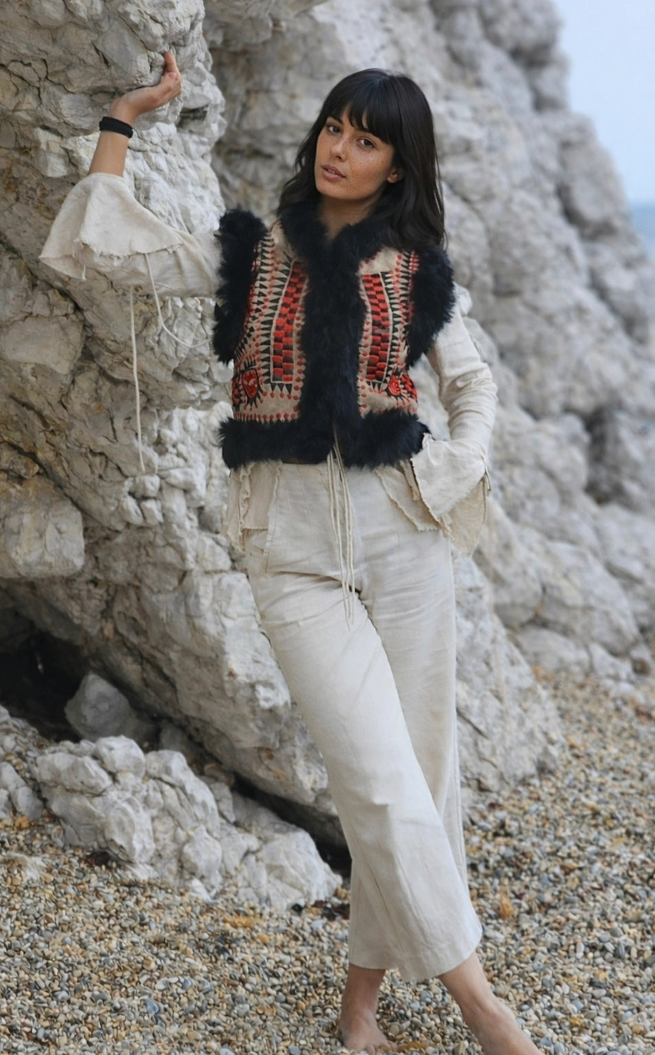 Lolaka Handmade Afghan Vest