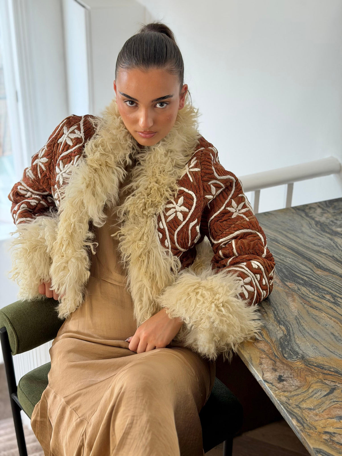 Ghazalia cropped jacket